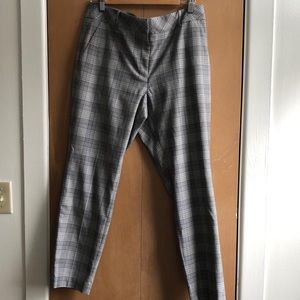 Rw&co plaid slim, ankle lenght pants